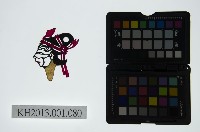 藏品(皮影戲偶頭-旦)的圖片