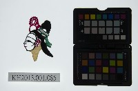 藏品(皮影戲偶頭-旦)的圖片