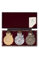 藏品(2009年高雄世運貴賓組正式賽金銀銅獎章)的圖片