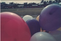 藏品(運動會氣球與校景)的圖片