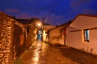 藏品(大林蒲—傍晚雨天中的巷弄)的圖片