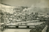 藏品(愛河建國路橋與水泥廠風景)的圖片