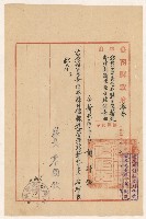 藏品(謝掙強兼任台南縣日僑輸送管理站新化區分站站長之派令)的圖片