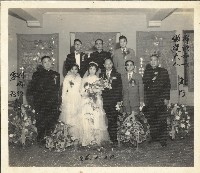 藏品(謝掙強與朋友婚宴照)的圖片