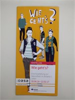 藏品(「Wie Geht's?: Eine Ausstellung zur Gesundheit im (Arbeits) Leben」特展摺頁)的圖片