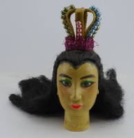 藏品(布袋戲偶頭：鬼影獨天雷)的圖片