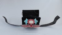 藏品(盔頭（一）：包公帽（玉佩邊淺藍色花）)的圖片