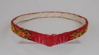 藏品(腰帶（紅色底、綠色背腹淡黃色龍）)的圖片