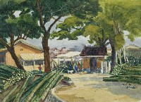 藏品(樹蔭綠竹)的圖片