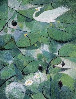 藏品(白鷺涉河塘)的圖片