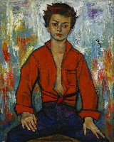 藏品(正坐少年)的圖片