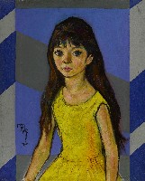 藏品(長髮女孩)的圖片