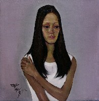 藏品(白衣少女)的圖片