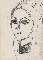 藏品(人像(長髮女孩))的圖片