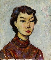 藏品(少女頭像)的圖片