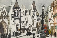 藏品(倫敦街景(倫敦皇家法院))的圖片