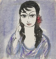 藏品(紫衣女)的圖片