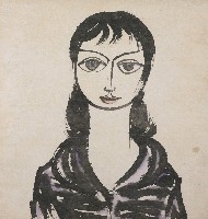 藏品(少女正面像)的圖片