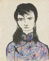 藏品(穿碎花旗袍少女)的圖片