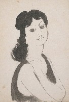 藏品(側坐少女)的圖片