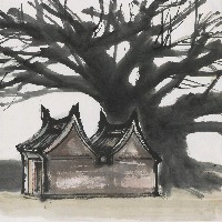 藏品(樹與廟)的圖片