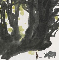 藏品(樹與牛)的圖片