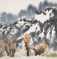 藏品(山水花樹)的圖片