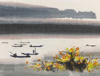 藏品(漁船花樹)的圖片