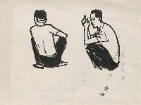 藏品(「閒」人物速寫)的圖片