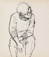 藏品(穿毛衣女子素描)的圖片