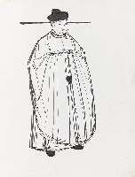 藏品(古代人物畫像/鳥)的圖片