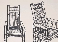 藏品(竹椅)的圖片