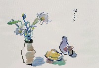 藏品(佛手與百合)的圖片