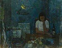 藏品(沉思的少女)的圖片