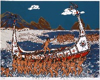 藏品(蘭嶼木舟下水典禮)的圖片