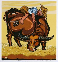 藏品(閒睡牧童)的圖片