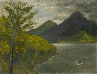 藏品(日月潭驟雨)的圖片