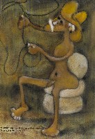 藏品(不談禮貌是最樂----自畫像)的圖片