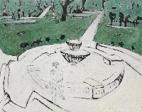 藏品(臺大傅園裏的噴水池)的圖片