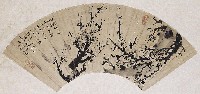藏品(墨梅扇面)的圖片