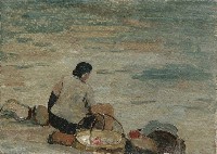 藏品(河邊洗衣婦)的圖片