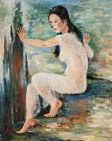 藏品(人體與白紗)的圖片