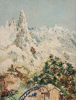 藏品(瑞士雪山)的圖片