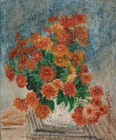 藏品(靜物（紅菊花）)的圖片