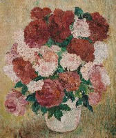 藏品(紅粉玫瑰滿白瓶)的圖片