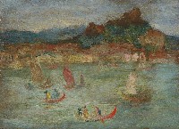 藏品(風景〈划船〉)的圖片