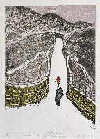 藏品(雪封長城)的圖片