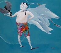 藏品(擒鳥圖)的圖片