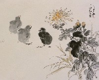 藏品(菊與雞)的圖片