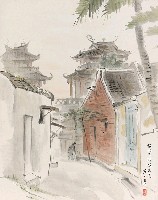 藏品(赤崁樓晨色)的圖片